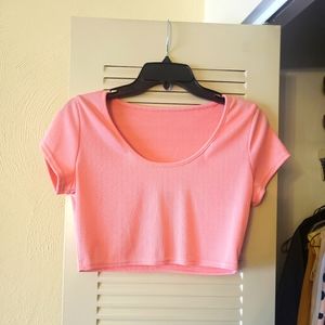 Ribbed Crop Top Size Medium
